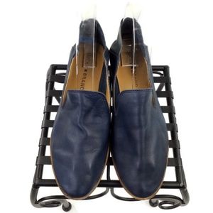 Lucky Brand Cahill Blue Leather Loafer Womens Sz 8